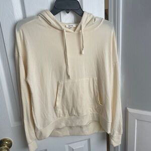 Kensie Cream Women's Hoodie Sweater